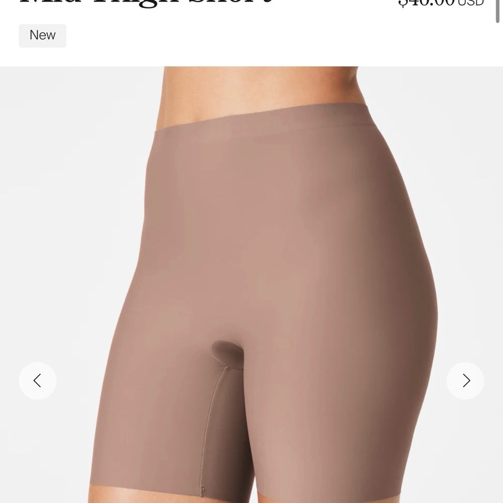 SPANX Women's Shapewear Shorts in Brown